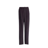Saint Laurent Brown Silk Dress Pants - 48 | M