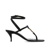 Saint Laurent Cassandra Heeled Sandals - EU36/US6 - Sandals