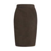 Saint Laurent Denim Pencil Skirt - 28 - Skirts