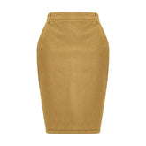Saint Laurent Denim Pencil Skirt - Skirts