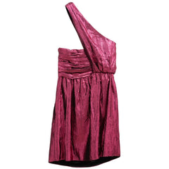 Saint Laurent Fuchsia Viscose Short Dress - S
