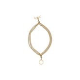 Saint Laurent Gold Brass Bracelet - M