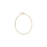 Saint Laurent Gold Brass Necklace - One Size