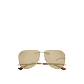 Saint Laurent Gold Metal Sunglasses