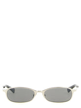 Saint Laurent Gray Acetate Sunglasses