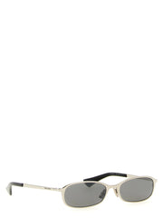 Saint Laurent Gray Acetate Sunglasses