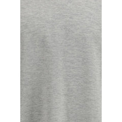 Saint Laurent Gray Cotton T-Shirt