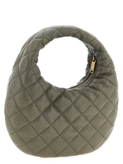 Saint Laurent Gray Lamb Leather Handbag