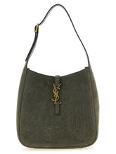 Saint Laurent Gray Lamb Leather Shoulder Bag