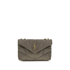 Saint Laurent Gray Lamb Ovis Aries Aries Shoulder Bag