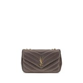 Saint Laurent Gray Lamb Ovis Aries Aries Shoulder Bag