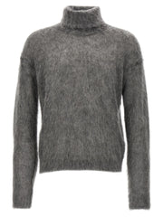Saint Laurent Gray Wool Cardigan - XL
