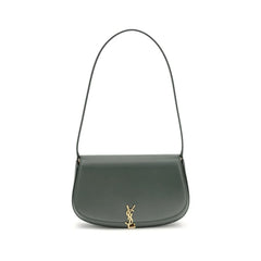 Saint Laurent Green Calf Leather Bos Taurus Shoulder Bag - Shoulder Bags