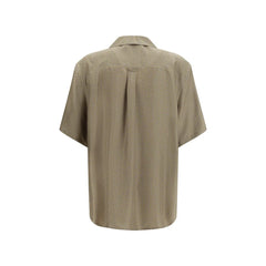 Saint Laurent Multicolor Silk Pattern Shirt - 41