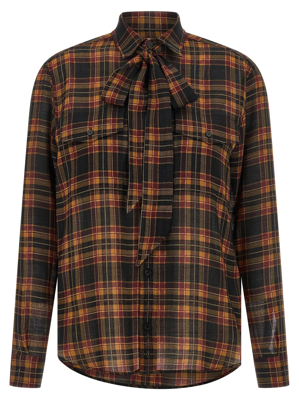 Saint Laurent Multicolor Wool Blouse - L