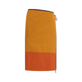 Saint Laurent Orange Nylon Midi Skirt - IT40 | M