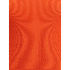 Saint Laurent Orange Wool Turtleneck