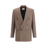 Saint Laurent Prince de Galles wool Blazer