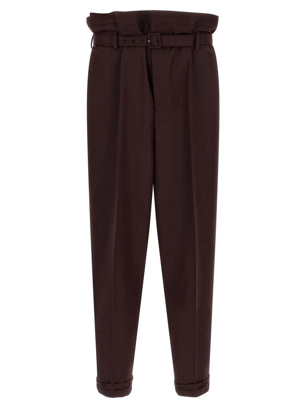 Saint Laurent Purple Wool Casual Pants