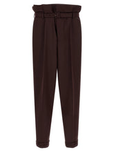 Saint Laurent Purple Wool Casual Pants