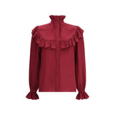Saint Laurent Silk Blouse with ruffles - IT38 | S - Blouses