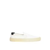 Saint Laurent White Cotton Sneaker - EU35.5/US5.5 - Sneakers