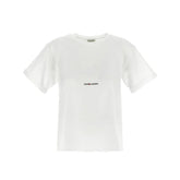 Saint Laurent White Cotton T-Shirt