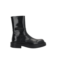 Salvatore Ferragamo Black Calfskin Ankle Boots