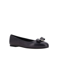 Salvatore Ferragamo Black Calfskin Ballet Flats - EU34.5/US4.5