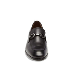 Salvatore Ferragamo Black Calfskin Slip-On Loafers - EU39.5/US6.5