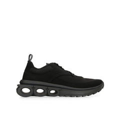 Salvatore Ferragamo, atletické sneakers z černé tkaniny - EU45/US12