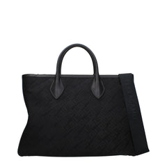 Sac bandoulière en tissu noir Salvatore Ferragamo