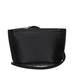 Salvatore Ferragamo Black Leather Clutch Bag