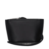 Salvatore Ferragamo Black Leather Clutch Bag
