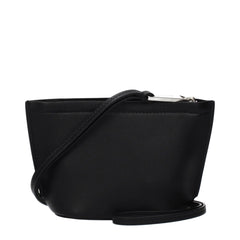 Salvatore Ferragamo Black Leather Clutch Bag