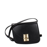 Salvatore Ferragamo Black Leather Crossbody Bag
