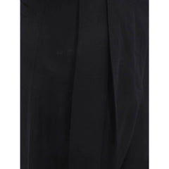 Salvatore Ferragamo Black Silk Casual Pants - 40