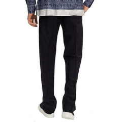 Salvatore Ferragamo Blue Cotton Casual Pants - IT52 | XL