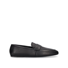 Salvatore Ferragamo Brown Calfskin Slip-On Loafers