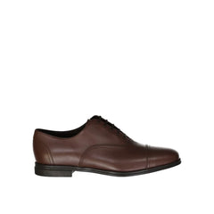 Salvatore Ferragamo Brown Leather Oxfords And Derbies - EU43.5/US10.5