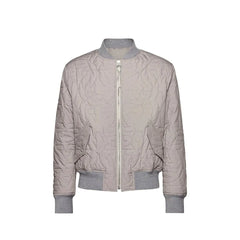 Salvatore Ferragamo Gray Polyester Bomber - IT52 | XL