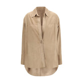 Salvatore Santoro Beige Lamb Ovis Aries Aries Shirt - IT40 | M