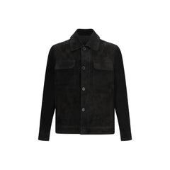 Salvatore Santoro Black Calf Leather Bos Taurus Clothing