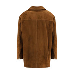Salvatore Santoro Brown Calf Leather Bos Taurus Coat - IT42 | L