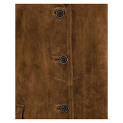Salvatore Santoro Brown Calf Leather Bos Taurus Coat - IT42 | L