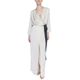 Sandro Ferrone Beige Polyester Long - IT40 | XS - Dresses