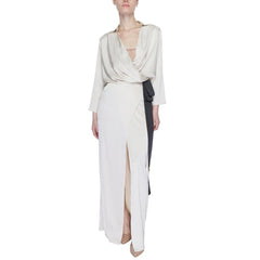 Sandro Ferrone Beige Polyester Long - IT40 | XS - Dresses