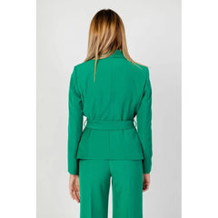 Sandro Ferrone Green Polyester Blazer - IT48 | XL - Coats & Jackets