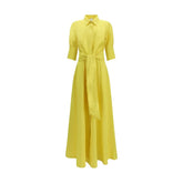 Sara Roka Bicolor Polyester Casual Dress - IT44 | L
