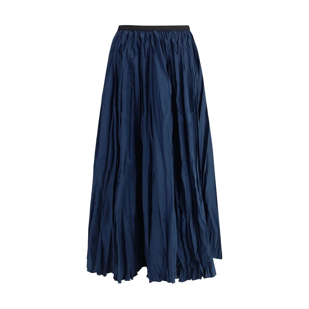 Sara Roka Crinkle-effect design pleated midi Skirt - IT40 | M - Skirts